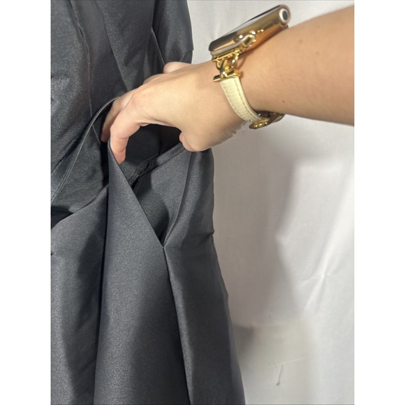 NEW $650 Sachin Babi [ 10 ] Shay Rose Strapless Mikado Midi Cocktail Dress J2043 - Picture 11 of 14